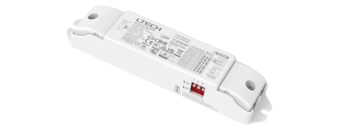 10W 350-700mA CC DALI-2 Driver SE-10-350-700-W1DS