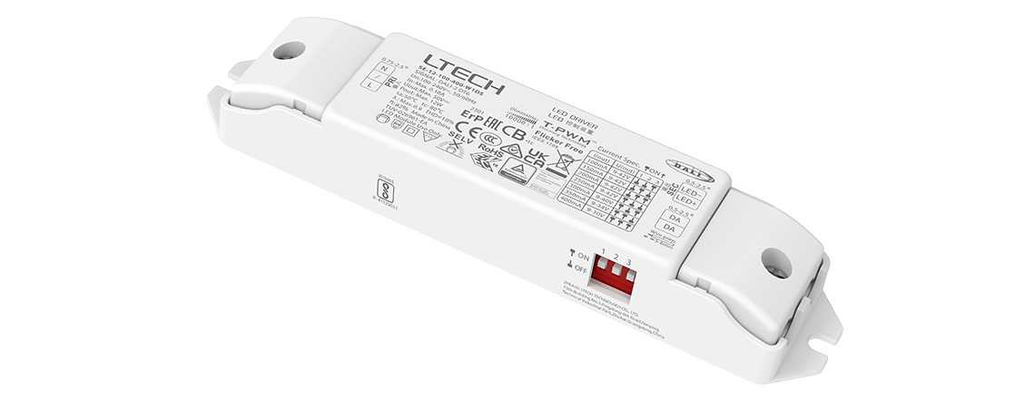 12W 100-400mA CC DALI-2 Driver SE-12-100-400-W1DS