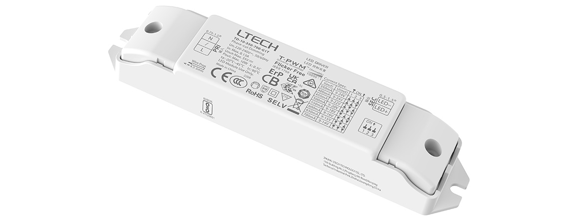 10W 350-700mA CC Triac LED Driver TD-10-350-700-G1T