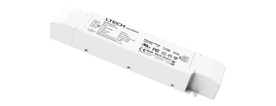 36W 24VDC CV Triac LED Driver LM-36-24-L1T2