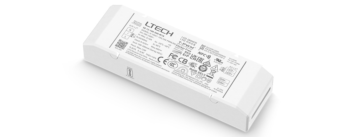 12W 100-500mA NFC CC LED driver SE-12-100-500-W1A