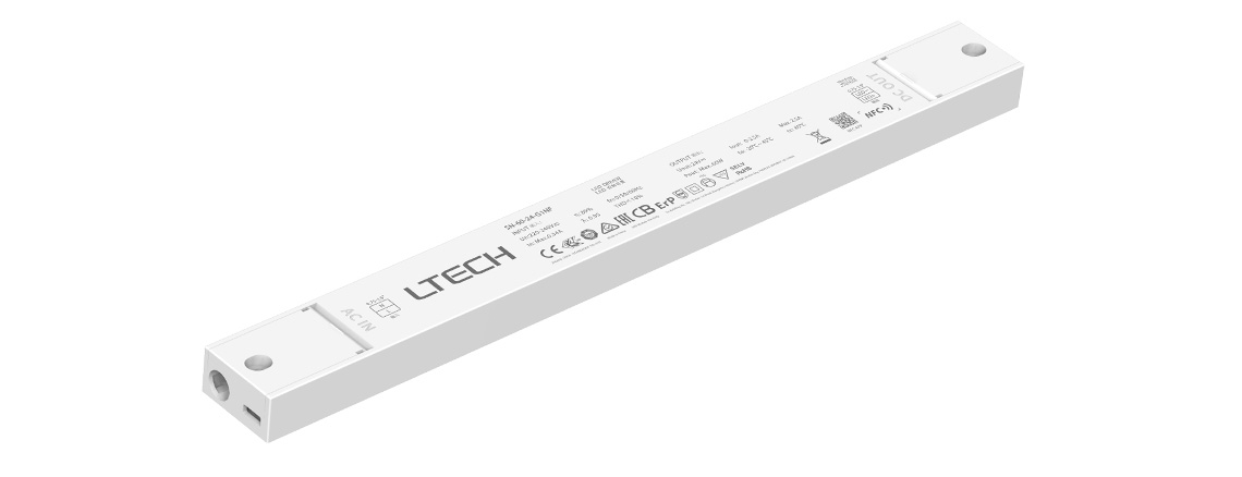 60W 24V CV Non-dimmable LED driver(NFC programmable,Soft start) SN-60-24-G1NF