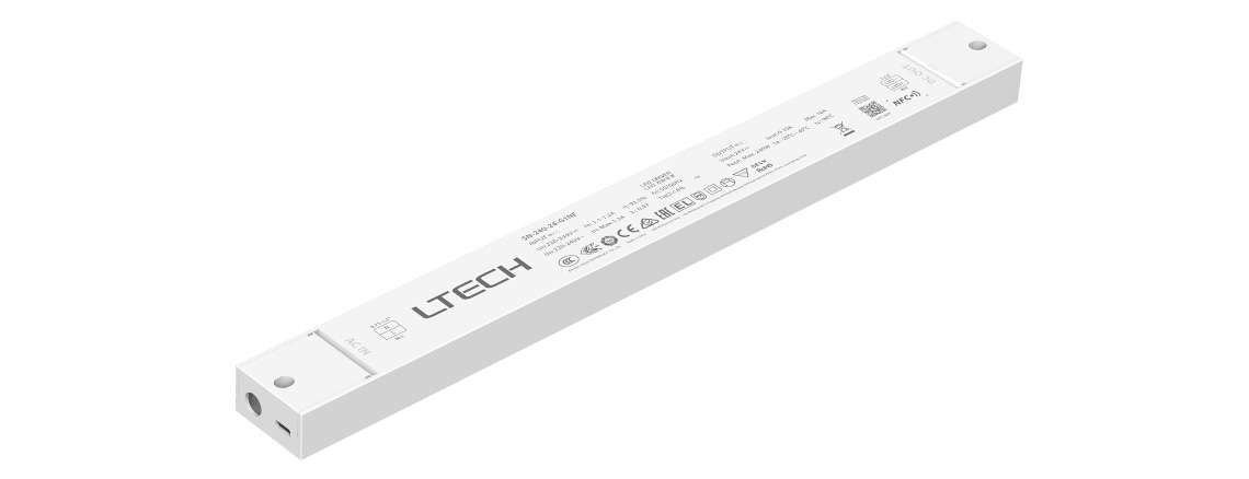 240W 24V CV Non-dimmable LED driver(NFC programmable,Soft start) SN-240-24-G1NF