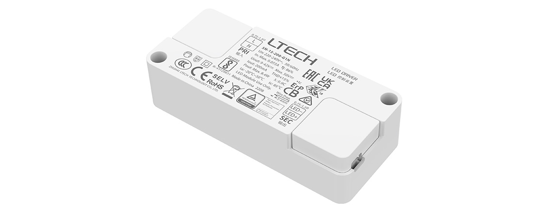 Ultra-small Non-dimmable Constant Current Driver SN-15-200-G1N