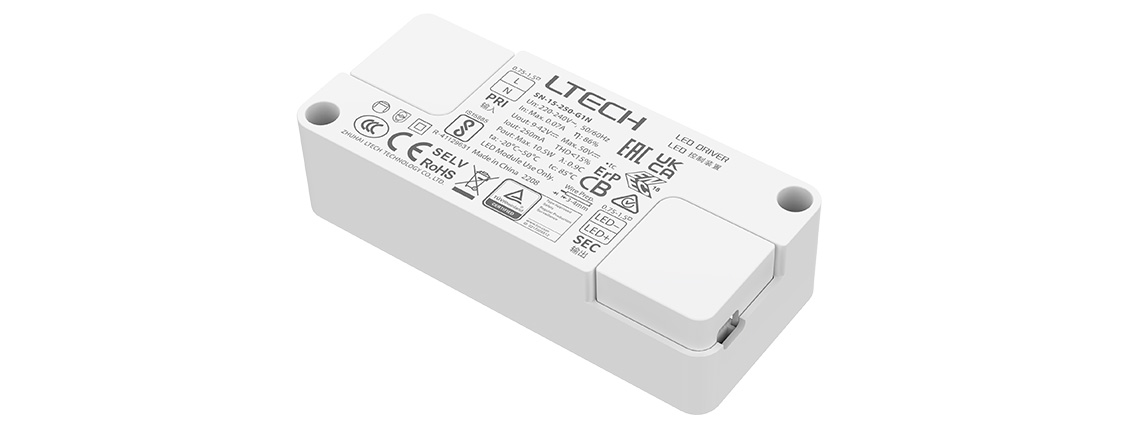 Ultra-small Non-dimmable Constant Current Driver SN-15-250-G1N