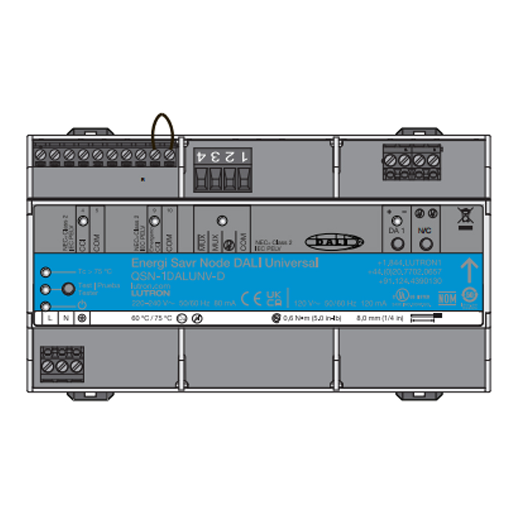 The Energi Savr Node unit DALI DALI-2 Universal Power Module QSN-1DALUNV-D